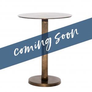 Hammered Brushed Brass Bar leaner